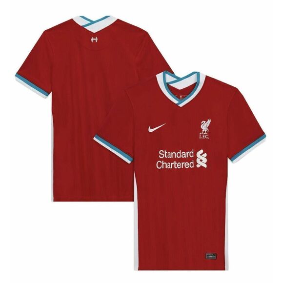 Nike CZ2641-687 Women’s Size XS Liverpool FC 20/21 Home Soccer Jersey Red NWT - Picture 1 of 11